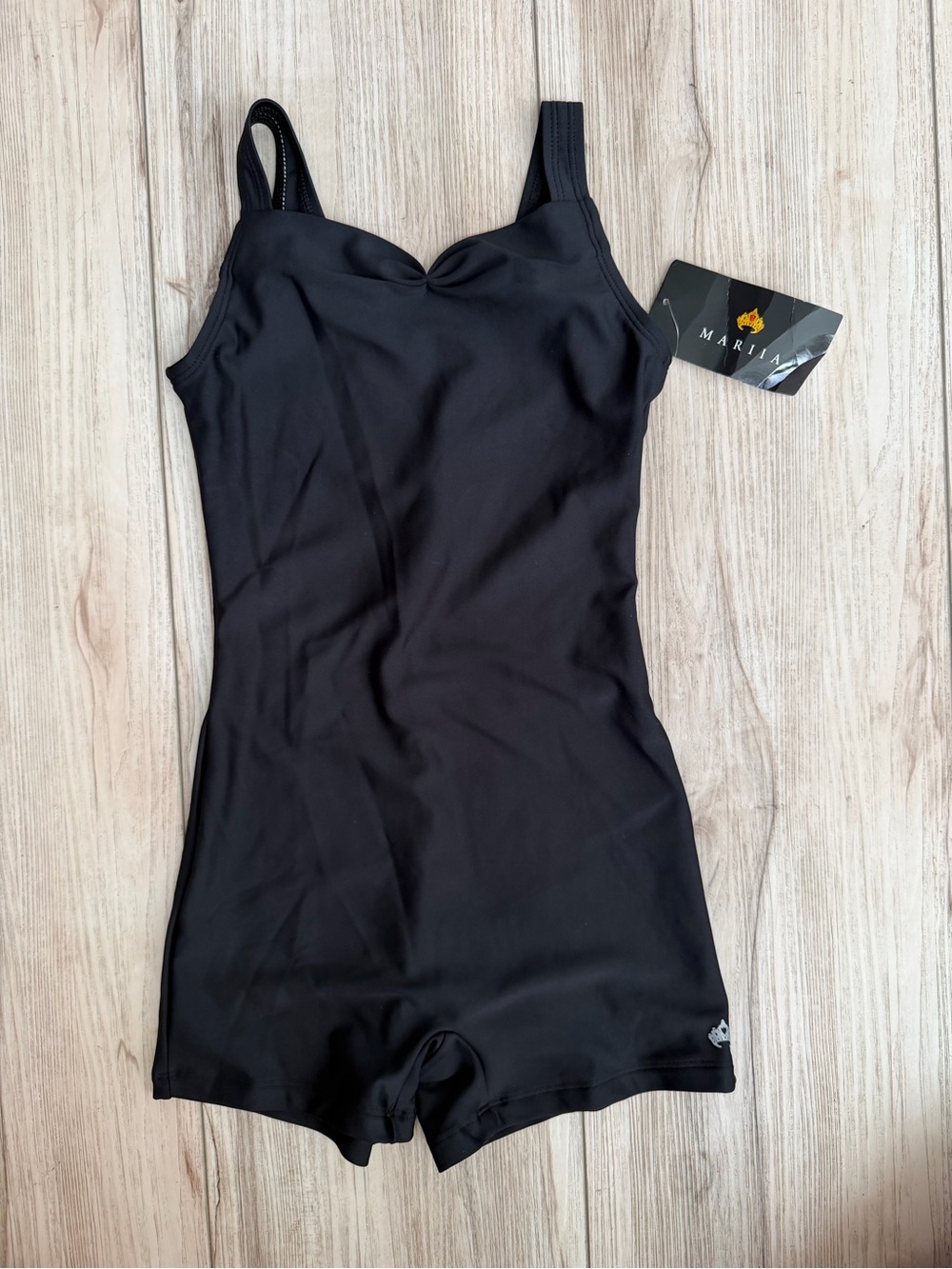 Mariia Black Sleek Bodysuit